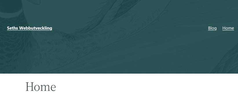Bild på Wordpress